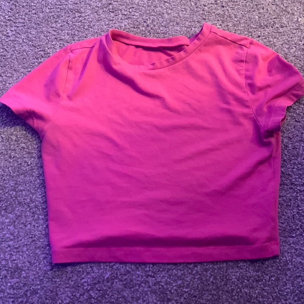 Pink target tank top
